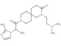 2-[2-(dimethylamino)ethyl]-9-[2-(2-methyl-1H-imidazol-1-yl)propanoyl]-2,9-diazaspiro[5.5]undecan-3-one
