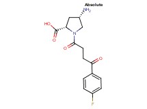 (4S)-4-amino-1-[4-(4-fluorophenyl)-4-oxobutanoyl]-L-proline