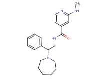 N-(2-azepan-1-yl-2-phenylethyl)-2-(methylamino)isonicotinamide