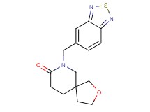 7-(2,1,3-benzothiadiazol-5-ylmethyl)-2-oxa-7-azaspiro[4.5]decan-8-one