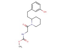 methyl (2-{2-[2-(3-hydroxyphenyl)ethyl]-1-piperidinyl}-2-oxoethyl)carbamate