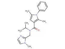 N-isopropyl-2,5-dimethyl-N-[(1-methyl-1H-imidazol-2-yl)methyl]-1-phenyl-1H-pyrrole-3-carboxamide