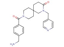 9-[4-(aminomethyl)benzoyl]-2-(4-pyridinylmethyl)-2,9-diazaspiro[5.5]undecan-3-one dihydrochloride