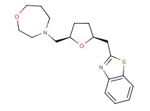 2-{[(2S,5R)-5-(1,4-oxazepan-4-ylmethyl)tetrahydrofuran-2-yl]methyl}-1,3-benzothiazole