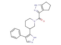3-{[3-(4-phenyl-1H-pyrazol-5-yl)piperidin-1-yl]carbonyl}-1,4,5,6-tetrahydrocyclopenta[c]pyrazole
