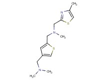 ({4-[(dimethylamino)methyl]-2-thienyl}methyl)methyl[(4-methyl-1,3-thiazol-2-yl)methyl]amine