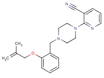 2-(4-{2-[(2-methylprop-2-en-1-yl)oxy]benzyl}piperazin-1-yl)nicotinonitrile