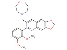 6-(2,3-dimethoxyphenyl)-7-(1,4-oxazepan-4-ylmethyl)[1,3]dioxolo[4,5-g]quinoline