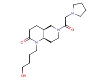 (4aS*,8aR*)-1-(4-hydroxybutyl)-6-(pyrrolidin-1-ylacetyl)octahydro-1,6-naphthyridin-2(1H)-one
