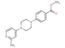 methyl 4-[4-(2-methyl-4-pyridinyl)-1-piperazinyl]benzoate