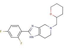 2-(2,4-difluorophenyl)-5-(tetrahydro-2H-pyran-2-ylmethyl)-4,5,6,7-tetrahydro-1H-imidazo[4,5-c]pyridine