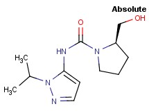 (2R)-2-(hydroxymethyl)-N-(1-isopropyl-1H-pyrazol-5-yl)pyrrolidine-1-carboxamide