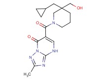 6-{[3-(cyclopropylmethyl)-3-(hydroxymethyl)piperidin-1-yl]carbonyl}-2-methyl[1,2,4]triazolo[1,5-a]pyrimidin-7(4H)-one