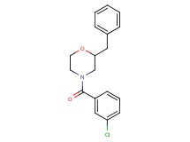 2-benzyl-4-(3-chlorobenzoyl)morpholine