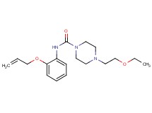 N-[2-(allyloxy)phenyl]-4-(2-ethoxyethyl)piperazine-1-carboxamide