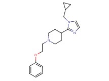 4-[1-(cyclopropylmethyl)-1H-imidazol-2-yl]-1-(2-phenoxyethyl)piperidine
