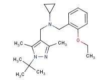 N-[(1-tert-butyl-3,5-dimethyl-1H-pyrazol-4-yl)methyl]-N-(2-ethoxybenzyl)cyclopropanamine