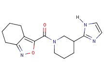 3-{[3-(1H-imidazol-2-yl)piperidin-1-yl]carbonyl}-4,5,6,7-tetrahydro-2,1-benzisoxazole