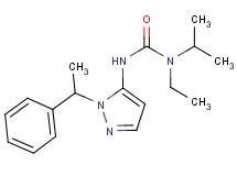 N-ethyl-N-isopropyl-N'-[1-(1-phenylethyl)-1H-pyrazol-5-yl]urea