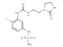 N-{4-fluoro-3-[({[2-(2-oxoimidazolidin-1-yl)ethyl]amino}carbonyl)amino]phenyl}methanesulfonamide