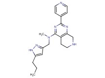 N-methyl-N-[(5-propyl-1H-pyrazol-3-yl)methyl]-2-pyridin-4-yl-5,6,7,8-tetrahydropyrido[3,4-d]pyrimidin-4-amine