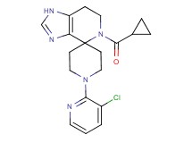 1'-(3-chloropyridin-2-yl)-5-(cyclopropylcarbonyl)-1,5,6,7-tetrahydrospiro[imidazo[4,5-c]pyridine-4,4'-piperidine]