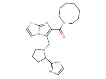 6-(1-azocanylcarbonyl)-5-{[2-(1,3-thiazol-2-yl)-1-pyrrolidinyl]methyl}imidazo[2,1-b][1,3]thiazole