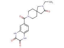 6-[(2-ethyl-3-oxo-2,8-diazaspiro[4.5]dec-8-yl)carbonyl]-1,4-dihydro-2,3-quinoxalinedione