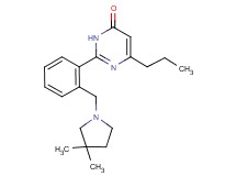 2-{2-[(3,3-dimethylpyrrolidin-1-yl)methyl]phenyl}-6-propylpyrimidin-4(3H)-one