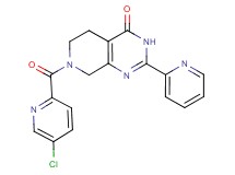 7-[(5-chloropyridin-2-yl)carbonyl]-2-pyridin-2-yl-5,6,7,8-tetrahydropyrido[3,4-d]pyrimidin-4(3H)-one