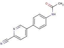 N-[4-(6-cyanopyridin-3-yl)phenyl]acetamide
