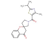 1'-[(2-isopropyl-4-methyl-1,3-thiazol-5-yl)carbonyl]spiro[chromene-2,3'-pyrrolidin]-4(3H)-one