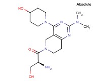 1-[6-[(2S)-2-amino-3-hydroxypropanoyl]-2-(dimethylamino)-5,6,7,8-tetrahydropyrido[4,3-d]pyrimidin-4-yl]-4-piperidinol dihydrochloride