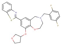 7-(1,3-benzothiazol-2-yl)-4-(2,5-difluorobenzyl)-9-(tetrahydro-3-furanyloxy)-2,3,4,5-tetrahydro-1,4-benzoxazepine