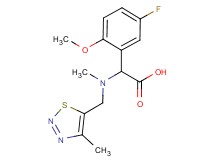 (5-fluoro-2-methoxyphenyl){methyl[(4-methyl-1,2,3-thiadiazol-5-yl)methyl]amino}acetic acid