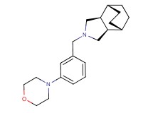 (1R*,2R*,6S*,7S*)-4-[3-(4-morpholinyl)benzyl]-4-azatricyclo[5.2.2.0~2,6~]undecane