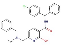 6-{[benzyl(methyl)amino]methyl}-N-[(4-chlorophenyl)(phenyl)methyl]-2-hydroxynicotinamide