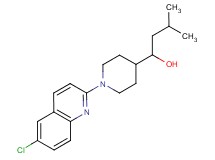 1-[1-(6-chloro-2-quinolinyl)-4-piperidinyl]-3-methyl-1-butanol