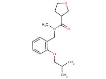 N-(2-isobutoxybenzyl)-N-methyltetrahydrofuran-3-carboxamide