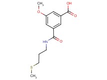 3-methoxy-5-({[3-(methylthio)propyl]amino}carbonyl)benzoic acid