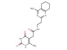 2-(6-methyl-2,4-dioxo-1,2,3,4-tetrahydropyrimidin-5-yl)-N-[2-(4-methyl-5,6,7,8-tetrahydroquinazolin-2-yl)ethyl]acetamide
