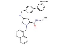 (4R)-4-[(4-biphenylylmethyl)amino]-N-ethyl-1-(1-naphthylmethyl)-L-prolinamide