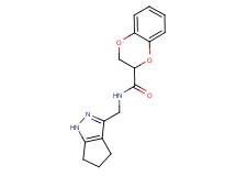 N-(1,4,5,6-tetrahydrocyclopenta[c]pyrazol-3-ylmethyl)-2,3-dihydro-1,4-benzodioxine-2-carboxamide