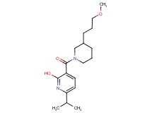6-isopropyl-3-{[3-(3-methoxypropyl)-1-piperidinyl]carbonyl}-2-pyridinol