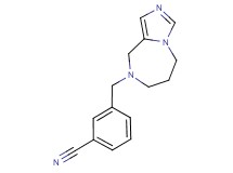 3-(6,7-dihydro-5H-imidazo[1,5-a][1,4]diazepin-8(9H)-ylmethyl)benzonitrile