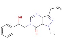 3-ethyl-6-(2-hydroxy-2-phenylethyl)-1-methyl-1,6-dihydro-7H-pyrazolo[4,3-d]pyrimidin-7-one