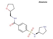 4-{[(3R)-3-pyrrolidinylamino]sulfonyl}-N-[(2S)-tetrahydro-2-furanylmethyl]benzamide