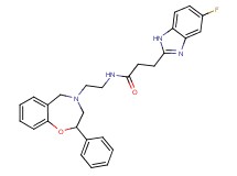 3-(5-fluoro-1H-benzimidazol-2-yl)-N-[2-(2-phenyl-2,3-dihydro-1,4-benzoxazepin-4(5H)-yl)ethyl]propanamide