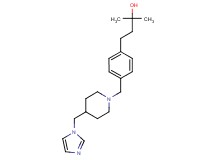 4-(4-{[4-(1H-imidazol-1-ylmethyl)-1-piperidinyl]methyl}phenyl)-2-methyl-2-butanol