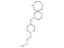 4-{[1-(2-methoxyethyl)piperidin-4-yl]methyl}-1,8-dioxa-4,11-diazaspiro[5.6]dodecane